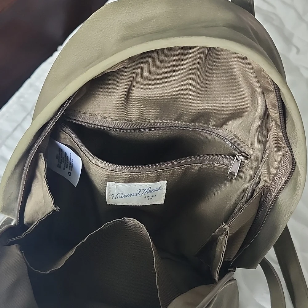 Universal‎ Thread Suede Olive Green Mini Backpack Bag